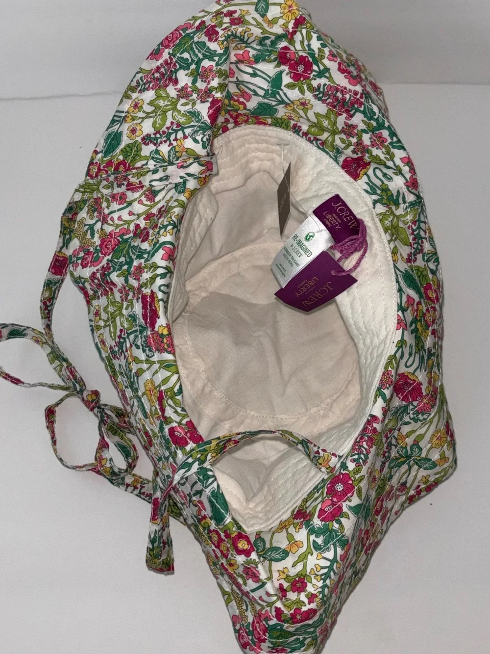 NWT J. Crew x Liberty Floral Bucket Hat S/M